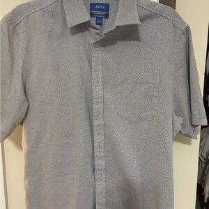 Apt. 9 Gray Short Sleeve Shirt